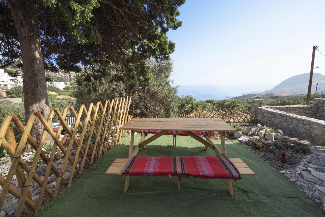 Petasos House - Garden - Sea View Villa Sellía Eksteriør bilde