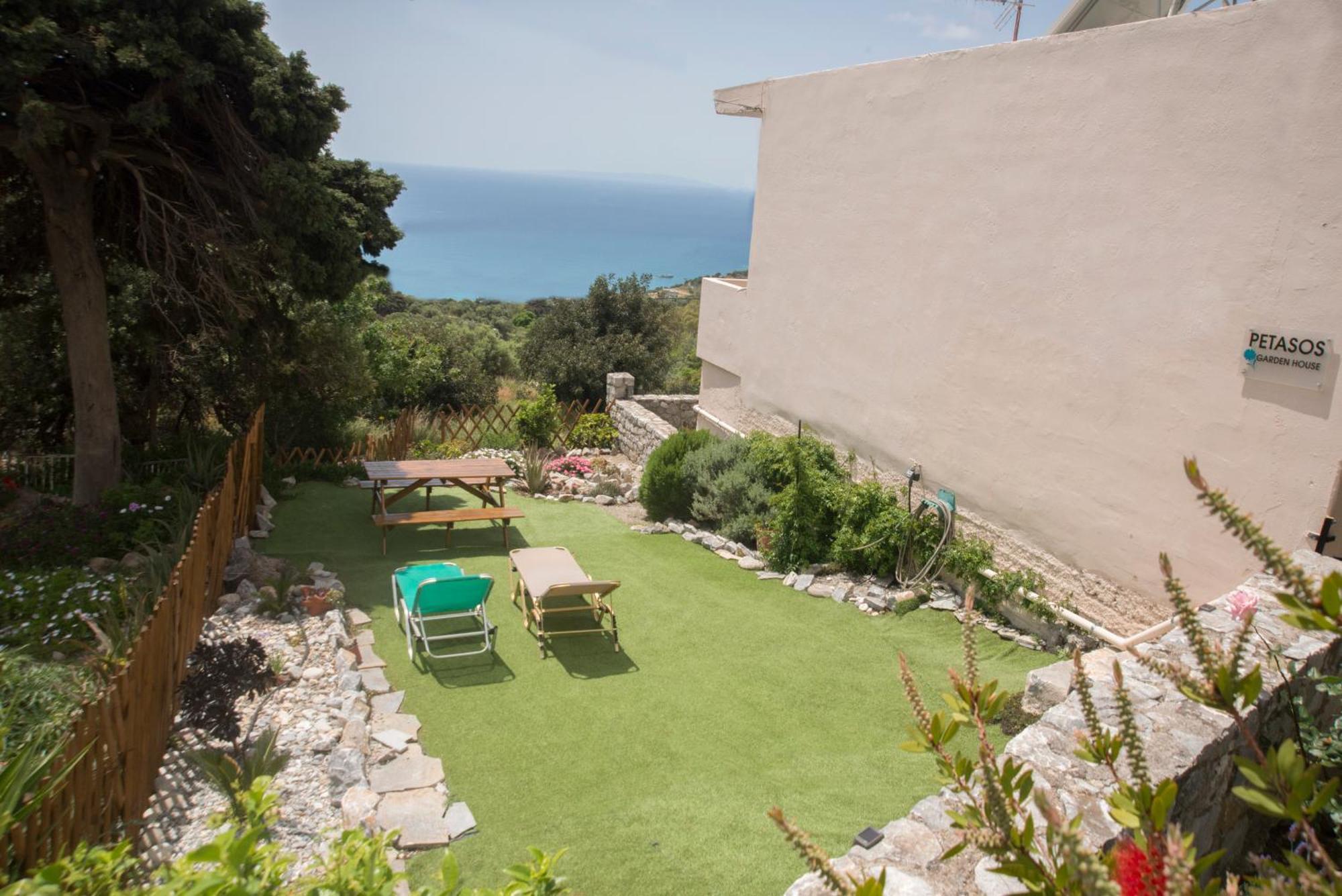 Petasos House - Garden - Sea View Villa Sellía Eksteriør bilde