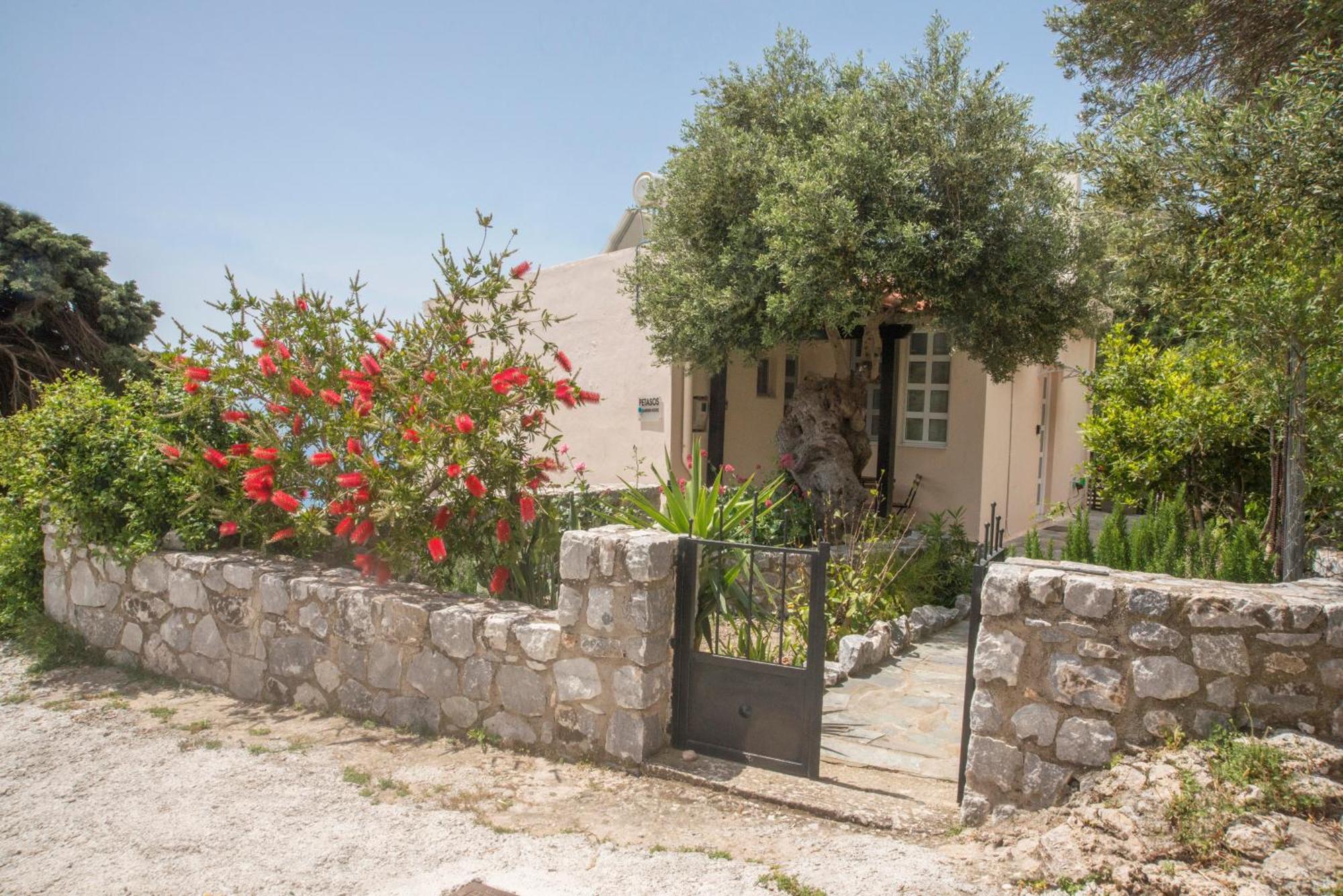 Petasos House - Garden - Sea View Villa Sellía Eksteriør bilde